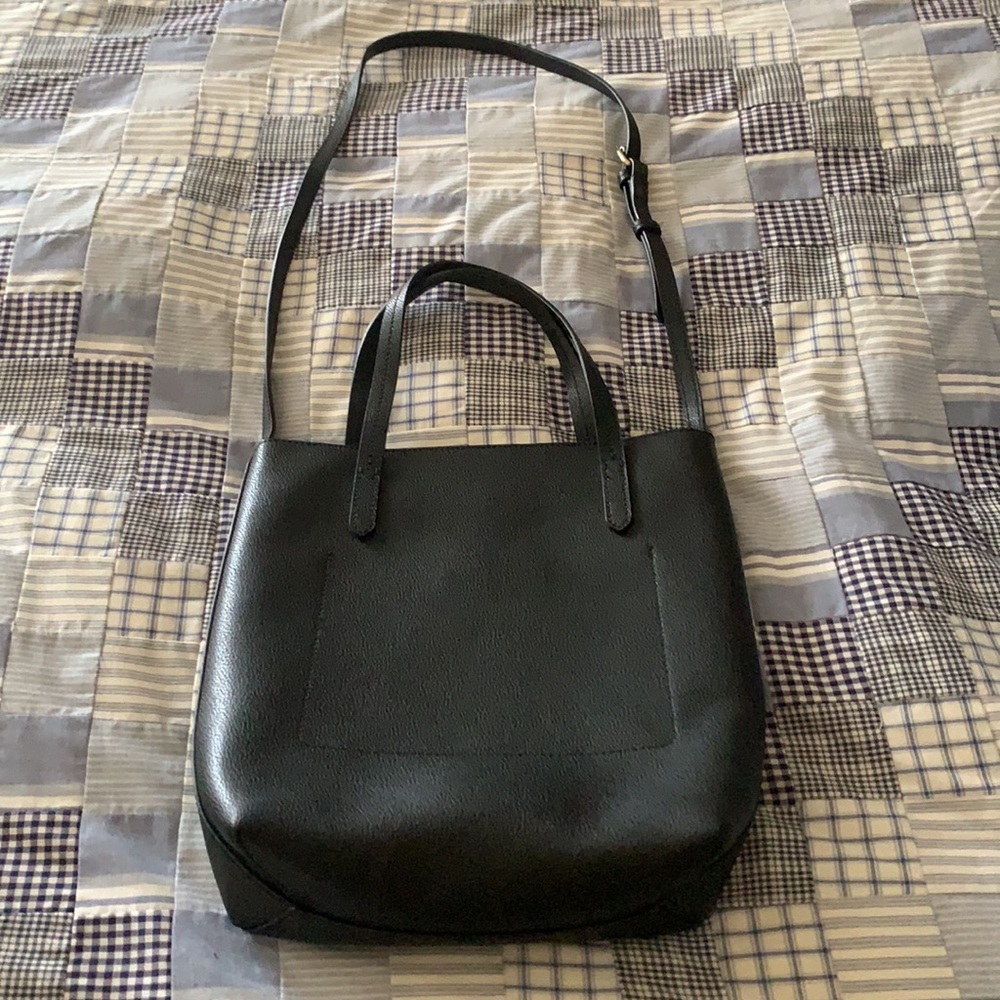 Banana Republic Black Leather Crossbody Bag - Picture 3 of 9
